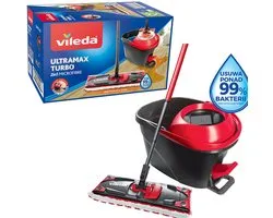 Système de nettoyage Vileda Ultramat Turbo - Avec système de pédale - 130 cm