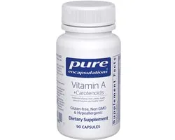 Pure Encapsulations Vitamin A+ Carotenoid Capsules 90 Eenheden Transparant