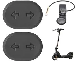 Deux ensembles de boutons de clignotant adaptés aux scooters Ninebot F2/F2 Plus/F2 Pro/E2 Pro/Max G2, bouton de secours, accessoires de scooter.