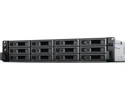 Synology RS2423+ - NAS-server - 12 bays - rack-uitvoering - RAM 8 GB - RAID 0, 1, 5, 6, 10, JBOD - Gigabit Ethernet - iSCSI ondersteuning - 2U