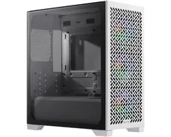 Cooler Master Elite 302 White - M-ATX, Mini-ITX - Avec fenêtre - Sans alimentation - 3x 120 mm ARGB Noir - USB 3.2 Gen1 Type C - Zwart