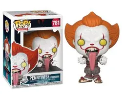 Pennywise 9 cm POP! Vinyl Figure - Stephen King's It 2 met Hondentong