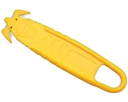 Go Go Gadget - Couteau réutilisable - Cutter - Sûr - Convient pour le carton, le ruban adhésif, etc. - 5 pièces - Jaune