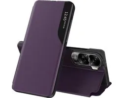 Hoesje geschikt voor HONOR 90 Lite - Techsuit eFold Book Case - Paars
