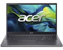 Acer Aspire 17 A17-51M-500X - Laptop - 17 inch - Core 5 - 32GB - 1TB SSD - Verlicht toetsenbord – Grijs - AZERTY