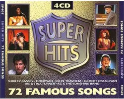 SUPER HITS 72 FAMOUS SONGS 4-Dubbel CD