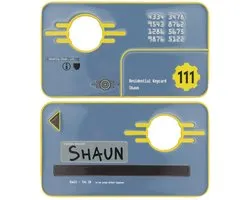 FaNaTtik Fallout Replica Security Keycard Vault 111 Limited Edition 11 cm Replica: 1/1