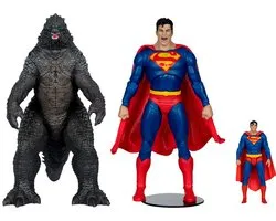 McFarlane Toys DC Justice League Monsterverse DC Multiverse Action Figuur 2-Pack Superman Vs. Godzilla 30 cm Action Figuur