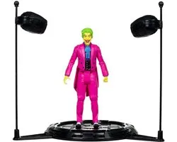 DC Retro - Figurine Action The Joker Batman Classic TV Series Black Light Gold Label 18 cm - Divertissement Earth Exclusive