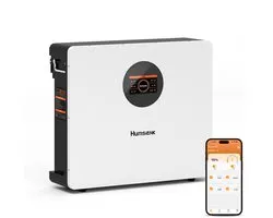 48V 100Ah LiFePO4 wandaccu met Bluetooth, actieve balancering (3A), LCD-touchscreen, 5.12kWh, 100A BMS, uitbreidbaar tot 15P (76.8kWh), voor thuiszonne, off-grid en backup