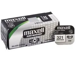 Maxell 18292800, Batterie à usage unique, SR616SW, Argent-Oxide (S), 1,55 V, 10 pièce(s), 16 mAh