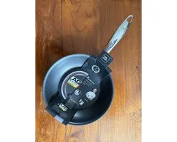 Masterpro RVS koekenpan 20 cm, alle warmte bronnen, ook inductie.