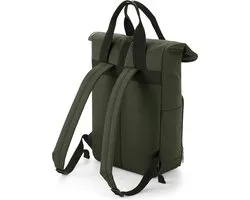 Twin Handle Roll-Top Backpack BagBase - 11 Liter Olive Green