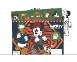 Mickey Mouse schetsboek A4 incl. stickers en 3 kleurplaten