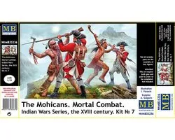 Master Box Modelbouwpakket Militaire voertuigen - 35236 The Mohicans - Mortal Combat - Indian Wars Series XVIIIth Kit No. 7 Plastic - 1:35 - Modelbouw