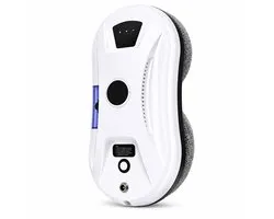 Robot lave-vitres avec fonction de pulvérisation – Lave-vitres automatique – Puissance d'aspiration 5600Pa – Télécommande incluse – Système de sécurité – Câble de 4m – Résultat sans traces