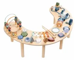 Tiny Roots - Table d'activités - Table de jeu - Semi-circulaire