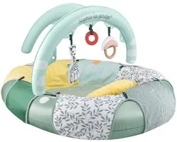 Sophie de Giraf Cocoon'aire – Babygym gonflable et Aire de jeu avec Arche, Doux & Confortable, Stimule les Sens et la Motricité pour les Bébés à partir de 0+ mois