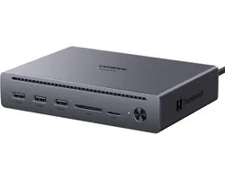 UGREEN Maxidok - Thunderbolt 5 Dockingstation - 10-in-1 - Dual 8K - 140W Power Delivery