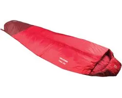 Highlander mummyslaapzak Trekker 250 -10°C met muskietennet - Rood
