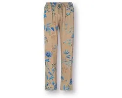 Pip Studio - Belin Pyjama Broek Lang Dames - Loungewear - Marigold - Blauw - L