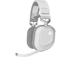 Corsair HS80 RGB Draadloze Gaming Headset - PS4, PS5 & PC - Wit