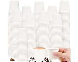 Karton bekers 1 fl oz - mini disposable cups - perfect voor jello shots - grote verpakking voor evenementen - ShopVlot