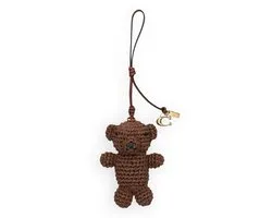 Coach Straw Bear Bag Charm Bag charms Dames - Bruin - Maat ONESIZE