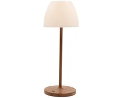 Mansion atmosphere Lomo buiten tafel ledlamp wood 38cm