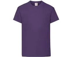 Fruit of the Loom - Kids´ Original T - Purple - 104