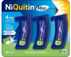 NiQuitin Minizuigtabletten 4 mg - Stoppen met roken