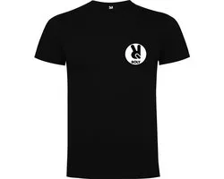 5-Pack Premium DTF T-Shirts – Borst- & Ruglogo – Eigen Maatkeuze – S t/m 2XL