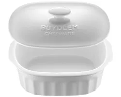 Buydeem CT1005 - Keramisch Stoomschotel - 2L - Wit - Hittebestendig