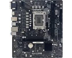 Biostar H610MH, Intel, LGA 1700, Intel® Celeron®, Intel® Core™ i3, Intel® Core™ i5, Intel® Core™ i7, Intel® Core™ i9, Intel® Pentium®, DDR4-SDRAM, 64 Go, DIMM