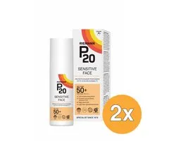 2x Riemann P20 Sensitive Face SPF50+ Creme (50 gr)