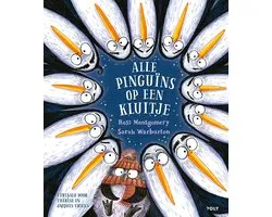 Alle pinguïns op een kluitje