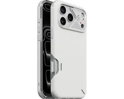 AULUMU Shockproof Case - Hoesje Geschikt voor Apple iPhone 18 Pro Max - Schokbestendig - Compatibel met MagSafe - CoolHyper Koelsysteem - TPU Back Cover - Wit