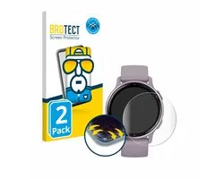BROTECT - Screenprotector voor Garmin vivoactive 5 - Folie Beschermfolie transparant volledig dekking - 2 Stuks