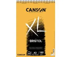 Canson Tekenblok XL Bristol - A4 -50 vel - 180gr papier
