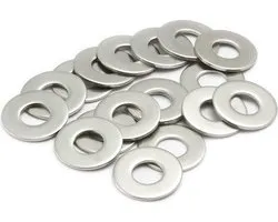AMLOOPH Washers M3, large flat washers, M3 x 7 mm thickness, 0.5 mm stainless steel, washers DIN125, A2, V2A (50 pieces) stainless steel discs for screws and nuts and