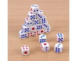 30 pièces dés 13.8mm Dés Standard Six Sided Birthday Parties Board Game