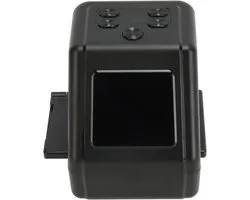 Numériseur de films et diapositives tout-en-un avec résolution numérique 12M, écran LCD, convertit films/diapositives/négatifs 135 126 110 et Super 8, scanne des photos JPG.