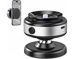 360 Degree Adjustable Vacuum Magnetic Suction Cup Phone Holder - Hands-Free Mobile Phone Holder for Car/Gym/Mirror/Smooth Surface, Compatible with Magsafe
