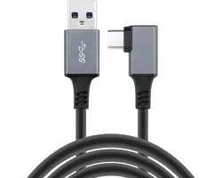 Câble de iMoshion Oculus Quest 2 5 mètres - Transfert de données ultra rapide grâce à USB 3.2 - Câble USB C vers USB A - Zwart
