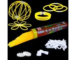 100 break lights yellow - incl. 100 x TopFlex - 2 x triple - 2 x ball couplings - premium quality, quantity: 1 roll - ShopVlot