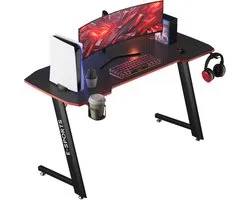 Avalo Gaming Bureau - 100x60x75 cm - Game Desk - Tafel - Game Bureau - Zwart