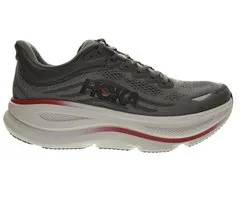 Hoka Loopschoenen Bondi 9 Grijs Rood maat 45