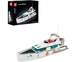 Mouldking 10218 - Yacht - Bateau - Kit de construction - 857 pièces - Compatible avec les marques les plus connues