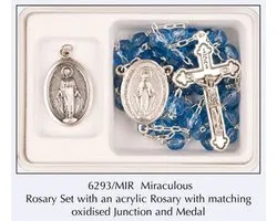 Rozenkrans Maria Wonderdadige met medaille (6293/mir)