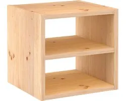 Astigarraga Etagère ouverte - avec étagère - Pin PEFC - 36x36cm